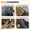 LEYURISE 4Pcs Dryer Roller Kit Compatible with GE Front Load