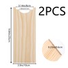 2 Packs Wood Couch & Bed Stopper,6x13.8 Inches Couch Stoppers