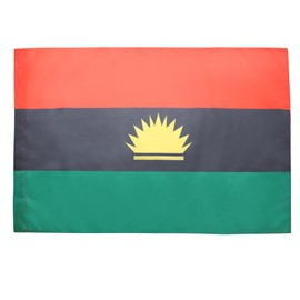 AZ FLAG - Biafra Separatist Flag in Nigeria - 150 x 90 cm - Republic of Biafra Flag 90 x 150 cm Sheath for Pole - Flags