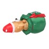 1.5m Christmas Inflatable Lovely Bear in Gift Bag with LED