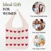 Ausing Crochet Tote Bag Beach Bag Shoulder Bag Women's Hollow