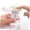 FOMIYES 8pcs Foaming Pump Travel Bottle Plastic Makeup Remover Portable