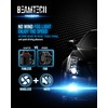 BEAMTECH 9005 Led Bulbs, Fanless in Line HB3 Fog Light