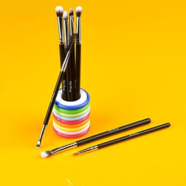 Wishbeauty Eye Makeup Brush Set: Classic Eye Makeup Brushes Including Essential Eyeshadow Brushes, Precision Eyeliner Brush and Angled Eyebrow Brush