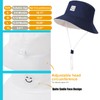 Baby Sun Hat, Newborn Toddler Beach Hat Smile Face UPF