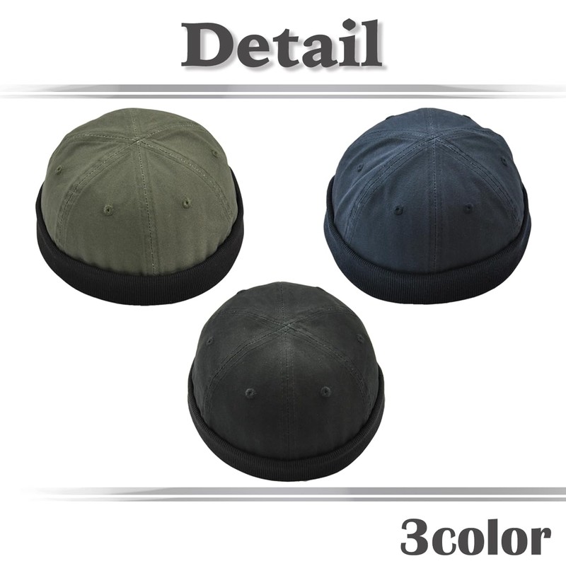 White Fang CA735 Plain Beret, Watermelon Cap, Hat, Running, Outdoor,