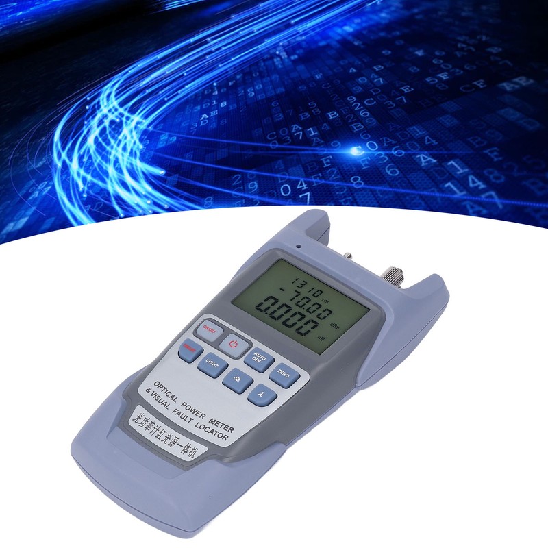 Optical Power Meter 650nm 7 Wavelength High Accuracy Fiber Optic