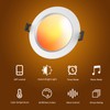 A C100-264V 9W 4.7Inches LEDs RGB+CCT Intelligent Recessed Lighting Downlight