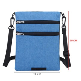 ihreesy Travel Neck Pouch,Waterproof Neck Wallet Passport Holder Large Capacity Crossbody Pouch Travel Neck Pouch Neck Wallet for Travel Document,Phone,Passport,Purple