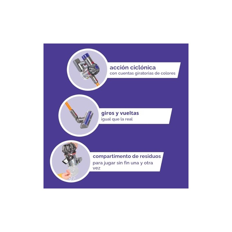 Casdon – Little Helper Dyson - Aspirador sin cable