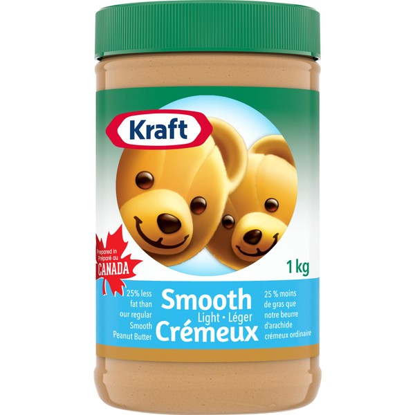 KRAFT Peanut Butter - Light Smooth 1KG