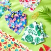 Chunful 100 Pieces Dog Bandanas Bulk Summer Pet Bandanas Pack