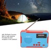 Emergency Radio Rechargeable Battery Powered AM FM Solar Hand Crank