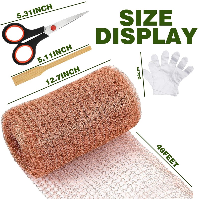 Copper Mesh Rodent Control Copper Wool for Rodent Control Mesh