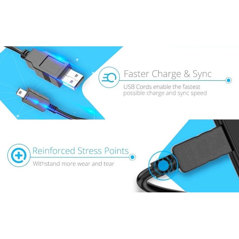 Silverline 6FT USB 2.0 Data Cable for Numark DJ: Mixtrack