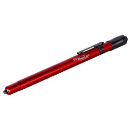 Streamlight 65035 Stylus 11-Lumen White LED Pen Light for Medical, Inspection, and Everyday Use with 3 AAAA Alkaline Batteries, Red