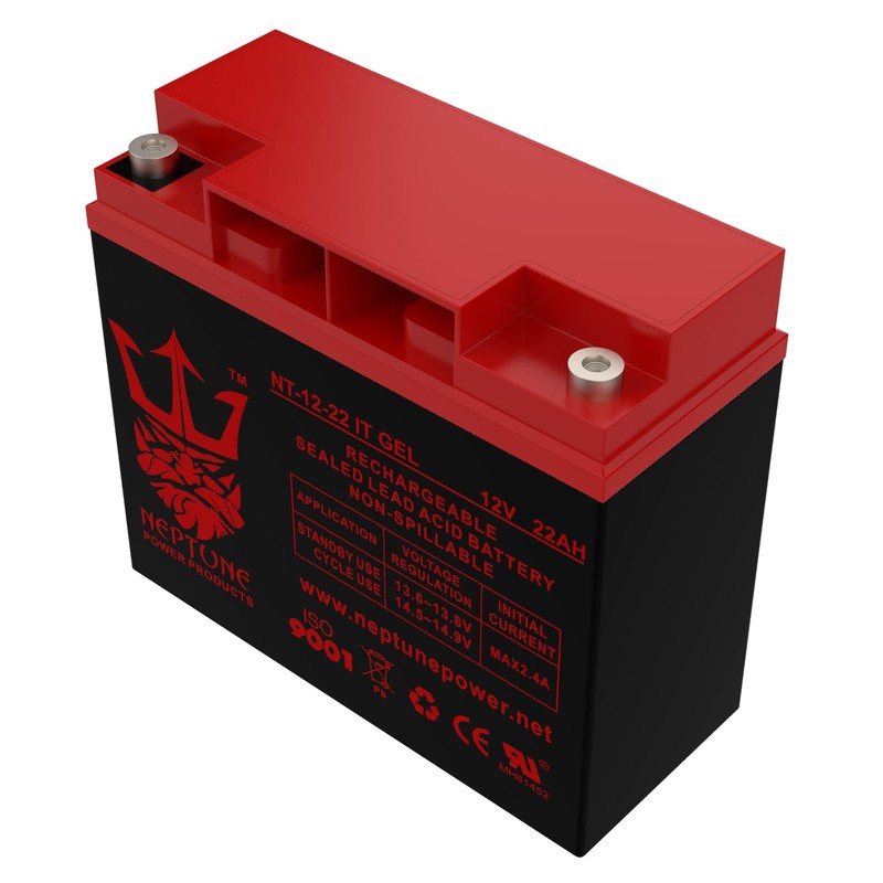Neptune Power Products 12V 22AH Gel Replacement Solar Booster Pac