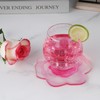 NiHome 2-Pack Rose Acrylic Coasters