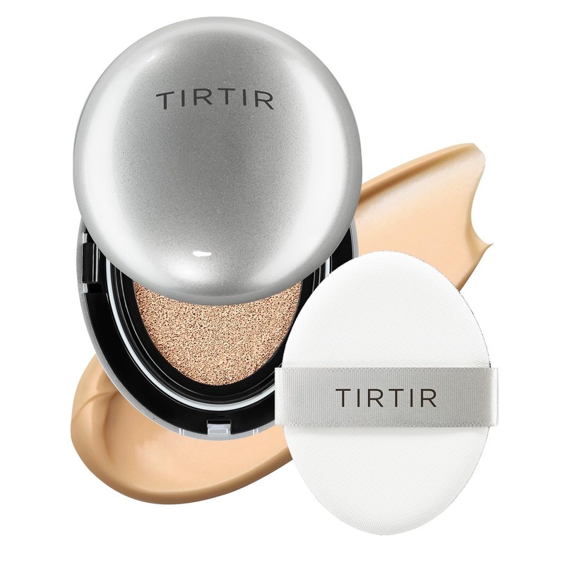 TIRTIR Mask Fit Aura Silver Cushion Foundation | Semi-glow Finish,
