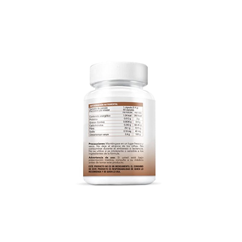 BIO B | Canela 60 cápsulas veganas