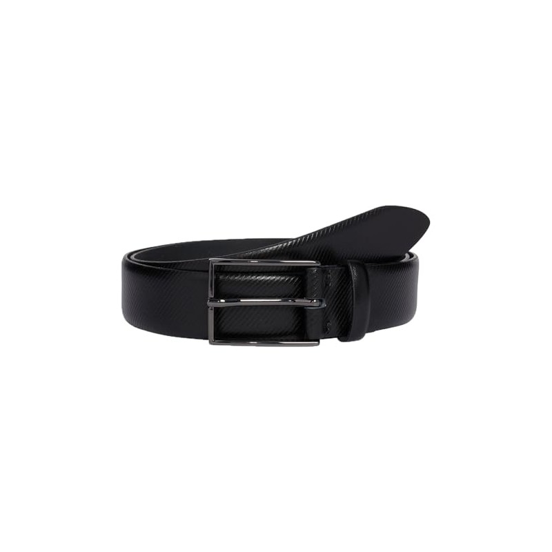 LLOYD Men's Leather Belt W80 Black, black