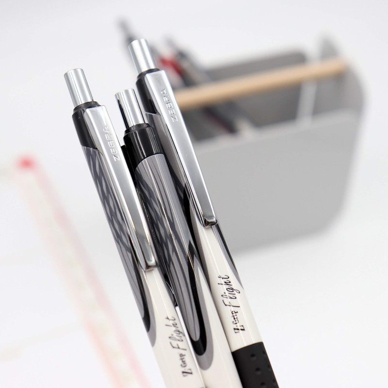 Zebra Pen Z-Grip Flight Retractable Ballpoint Pen, Bold Point, 1.2mm,