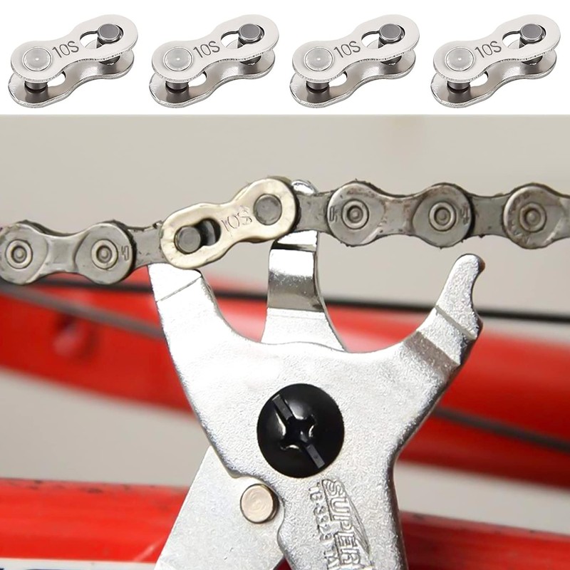 LBING Chain Lock Bicycle Chain 12 Pairs Bicycle Chain Clasp