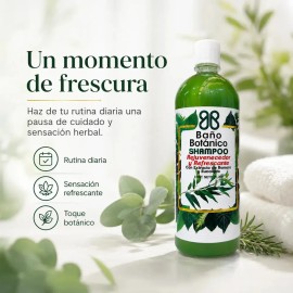 Shampoo Rejuvenecedor Romero Y Eucalipto 1lt Baño Botánico