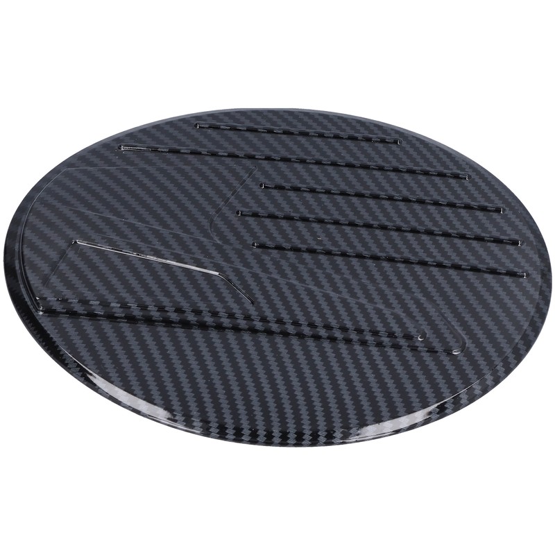 Fuel Tank Cover Trim Gas Cap Lid Carbon Fiber Style
