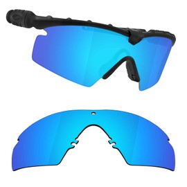 Guarda TRUE POLARIZED Replacement Lenses for Oakley Si M Frame 2.0 Sunglasses - Blue Mirrored