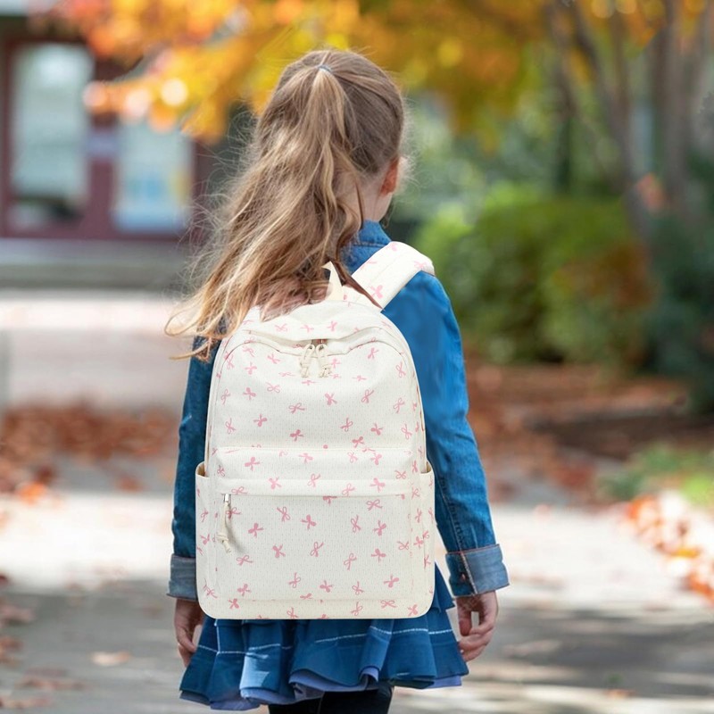 LEDAOU Backpack for Girls Teens School Bag Kids Bookbag Girls