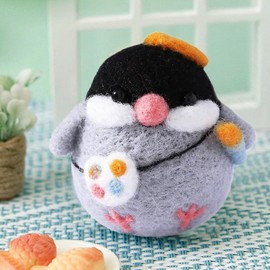 Wzhtuzi Felting Starter Set, Needle Felting Set for Beginners, Animal Craft, Home Decoration, Felting Wool Set with Felting Wool Tools, Foam Mat, Instructions and Needle Felting Set with Animal Needle