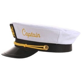Erying Captain Hat for Women Men Nautical Navy Sailor Skipper Matching Hat Boating Party Gift