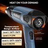 ROMECH 1500W Heavy Duty Heat Gun, Variable Temperature Control Hot