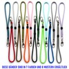 trage.band® Short Adjustable Wrist Strap with Carabiner Hook Blue