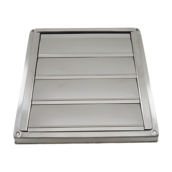 Qianly Louvered Vents Gable Vent with Screen Square Durability Effective