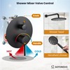 gotonovo Rain Shower System with 10 Inch Round Showerhead and
