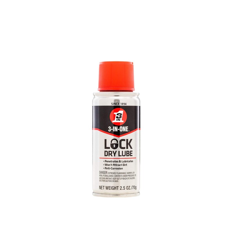 3-IN-ONE - 120077 Lock Dry Lube, 2.5 OZ [12-Pack]