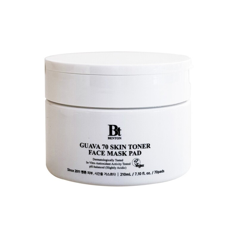 Benton Guava 70 Skin Toner Soothing Pad Pack 70 Sheets