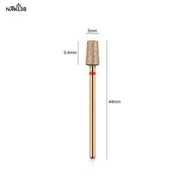 NMKL38 Cuticle Nail Drill Bits, Pro Diamond Nail Bits for Salon Manicure, Nail Prep (Fine)