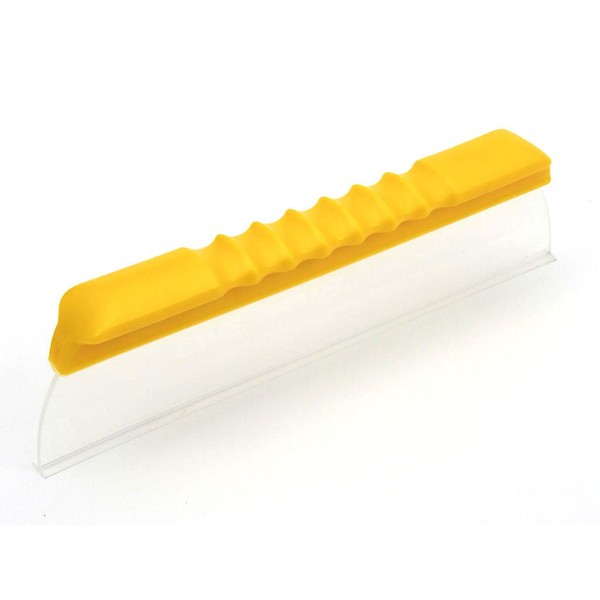One Pass Super Flex 12" Waterblade Silicone T-Bar Squeegee Yellow for Cars, Trucks and Motorhomes