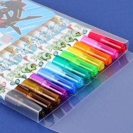 Artbox/Stationery & Toys Pokémon 12-Color Water-Based Markers / 아트박스문구앤토이스 포켓몬스터 포켓몬 12색 수성싸인펜