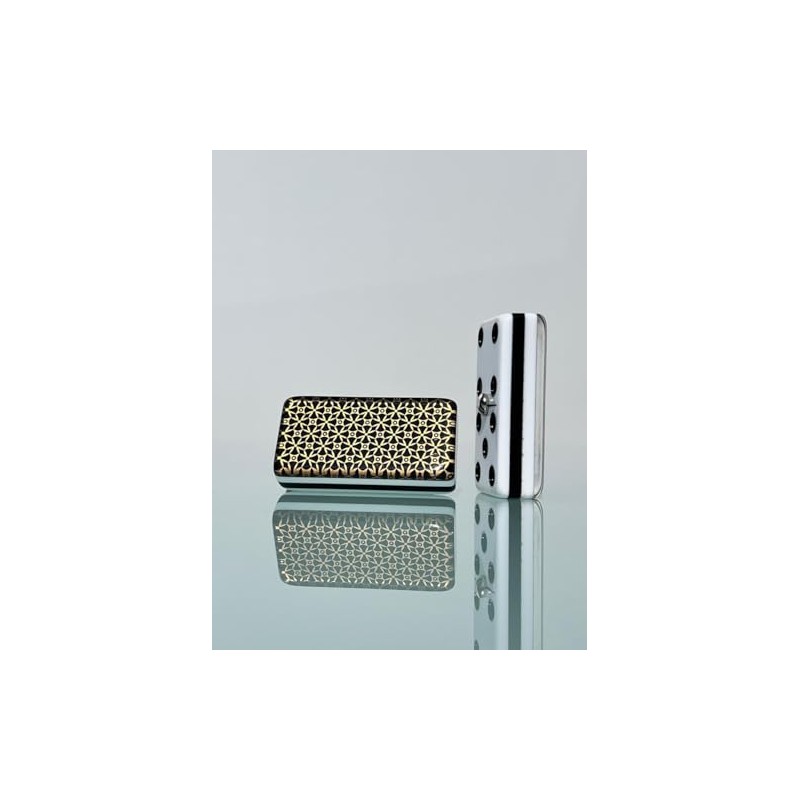Domino Profesional Rombos Dorado
