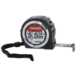 Takagi Extra Thick Compact Auto Lock Convex Measure 0.7 inch x 2.2 ft (19 mm x 5.5 m)