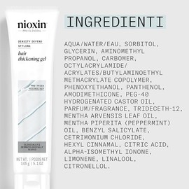 Nioxin Density Defend - Gel de Tratamiento Capilar Densificante y Voluminizador del Cabello - Con Aceite de Menta Piperita (140ml)
