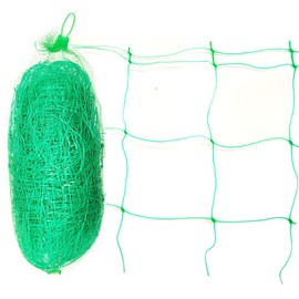 HHTHH Green Polypropylene Garden Trellis Netting 6.5x100 ft, Heavy Duty Plant Support Net for Climbing Vegetables, Fruits & Flowers