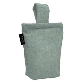 McAlister Textiles Lazio Unfilled Fabric Door Stop Bag 8 x 7 Inches in Duck Egg Blue
