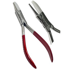 Premium German Eyeglass Optical Optician Tools - Frame Pliers with Round, Chain & Half Round Nose Pliers (#20)