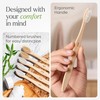 VIVAGO Soft Flossing Bamboo Toothbrushes 10 Pack - BPA Free