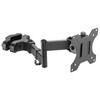 WORLDLIFT Pole Mount Monitor Arm Easy Clamp-on VESA Mount for